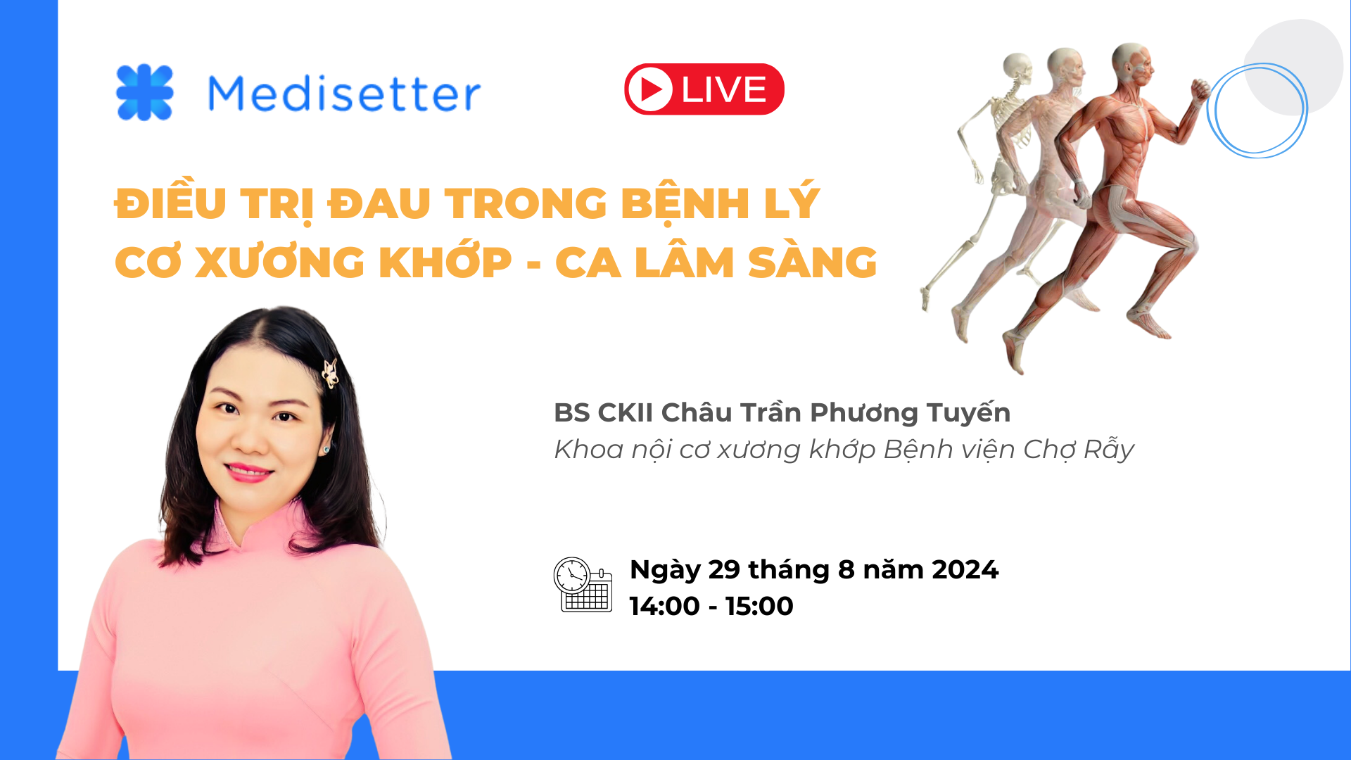 Điều trị đau trong bệnh lý cơ xương khớp - ca lâm sàng