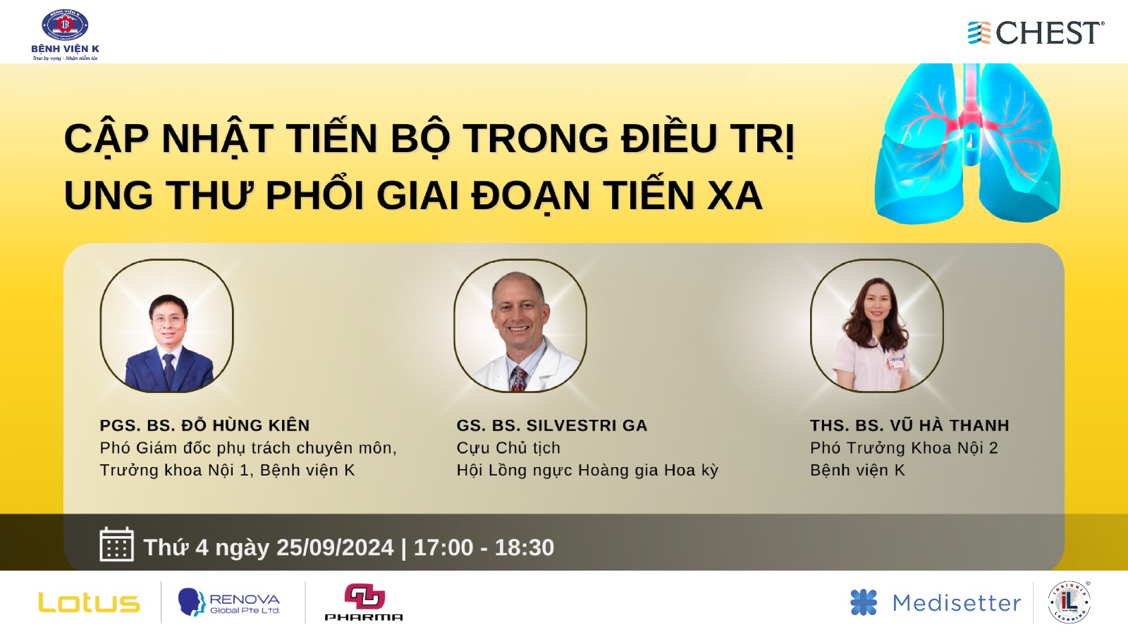 CẬP NHẬT TIẾN BỘ TRONG ĐIỀU TRỊ UNG THƯ PHỔI GIAI ĐOẠN TIẾN XA